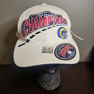 Vintage 1999 St. Louis Rams NFC Conference Champions Adjustable Hat Cap